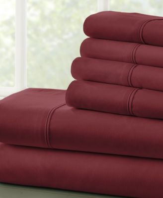 ienjoy Home Solids in Style by The Home Co Light Blue King Sheet Set
