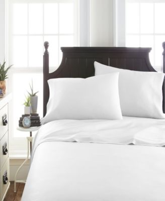 ienjoy Home Home Collection Premium 4 Piec White King Sheet Set