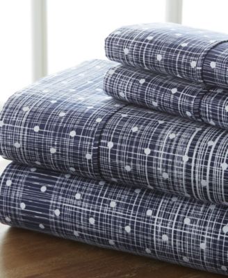 ienjoy Home The Timeless Classics by Home Pale Blue Soft Wheat Queen Sheet Set