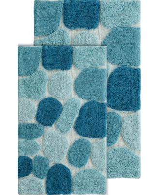 Chesapeake Chesapeake Pebbles 2 Piece Bat Camel Bath Rug Set