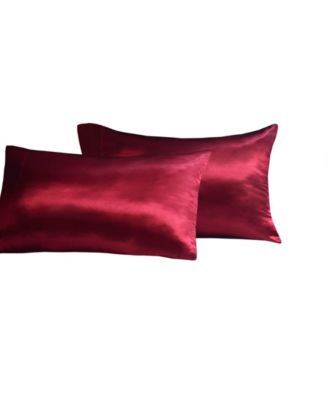 Madison Park Essentials Madison Park Essentials Satin Light Gray Standard Pillowcase