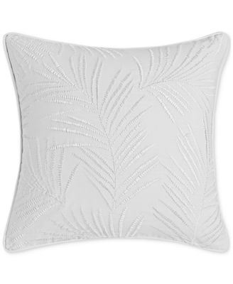 Charter Club Woven Tile 18 x 18 Decorativ Tropical Leaves 18 Square Decorative Pillow